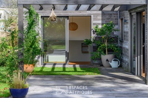 Maison contemporaine en bois à quelques minutes de Vannes