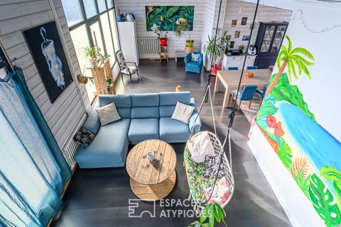 Loft zen en ville avec jardin