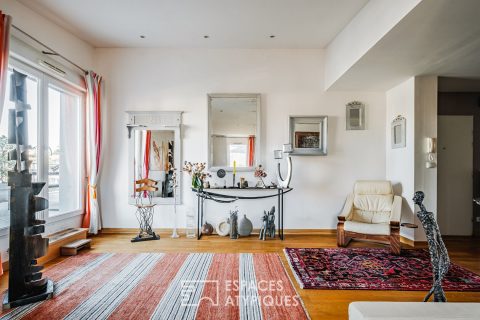 Top floor apartment with terrace and exceptional panoramic view of Poitiers