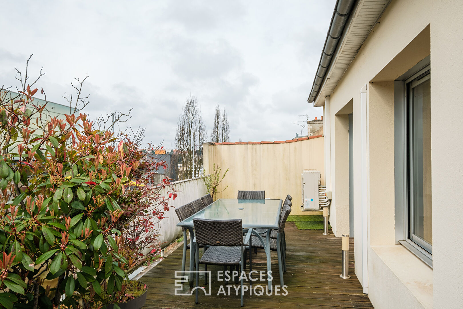 Appartement  dernier étage avec terrasse  en coeur de ville  de Poitiers