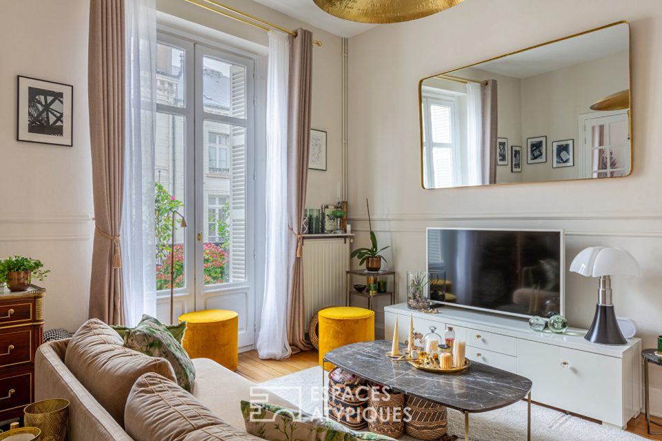 Appartement de caractère avec balcon en coeur de ville