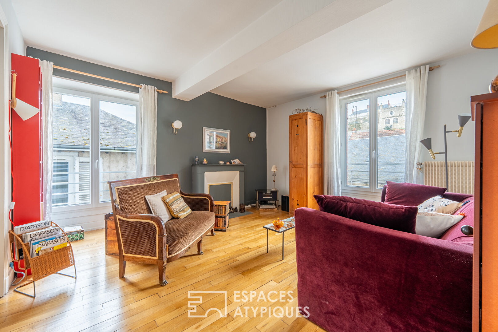 Bright duplex in the heart of Blois near the Loire