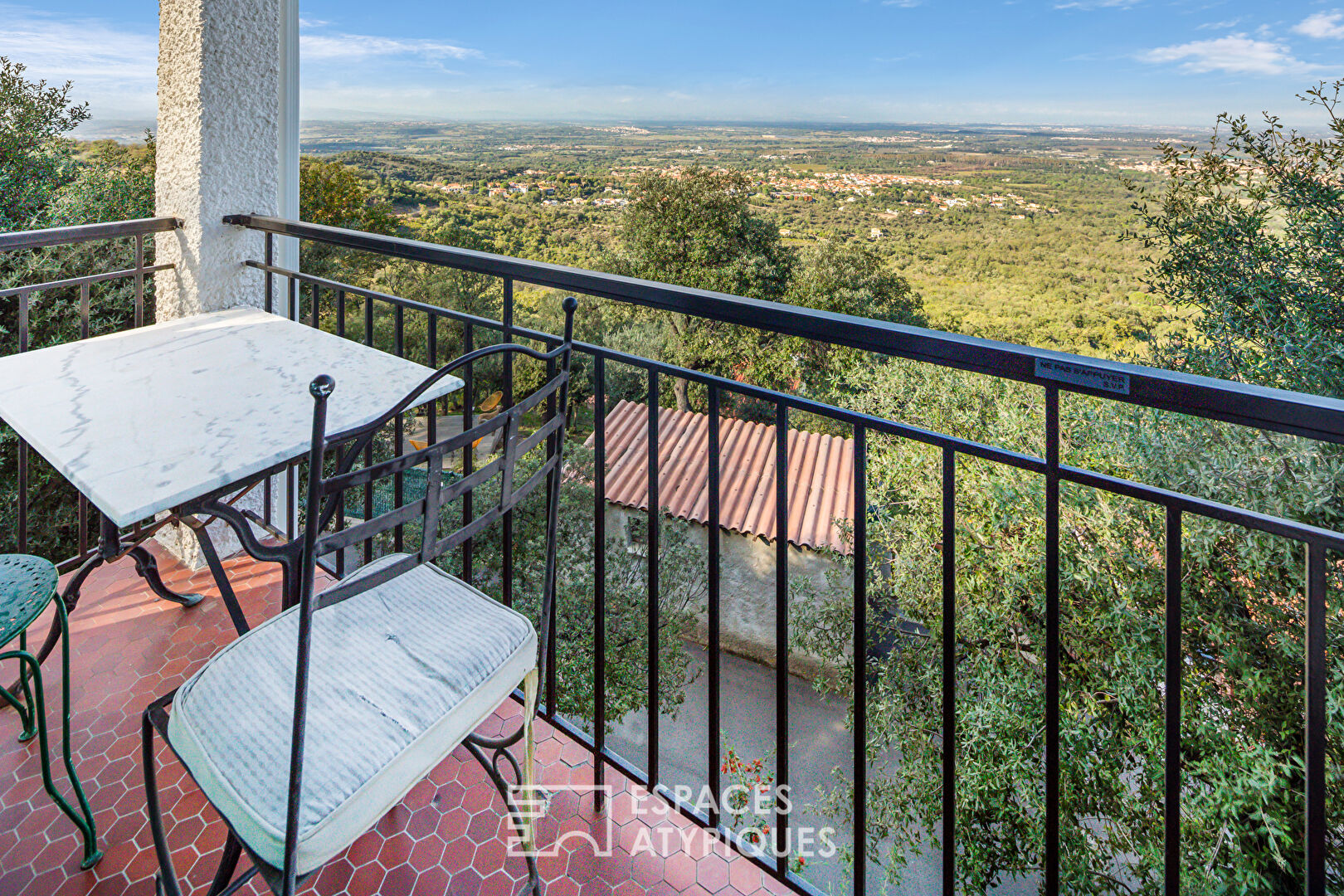 Villa provençale avec vue sur la côte Vermeille