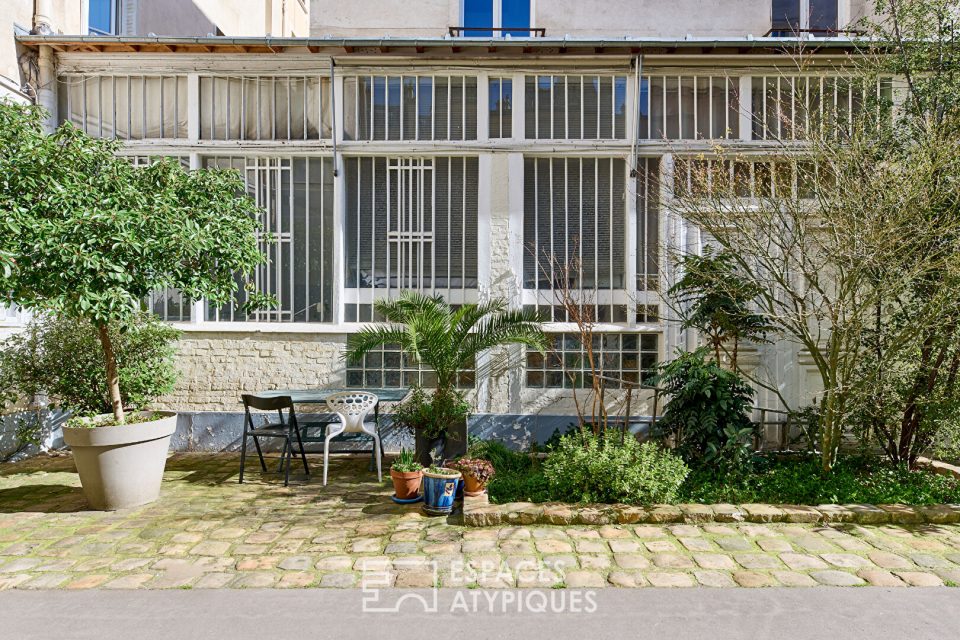 Loft avec terrasse à Ménilmontant