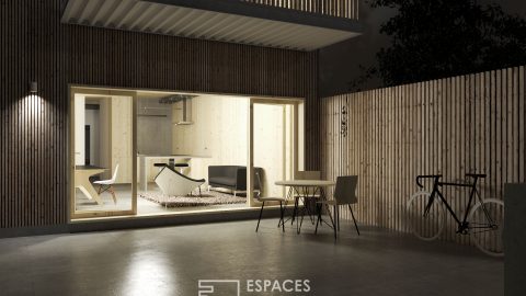 Eco-friendly apartment with garden