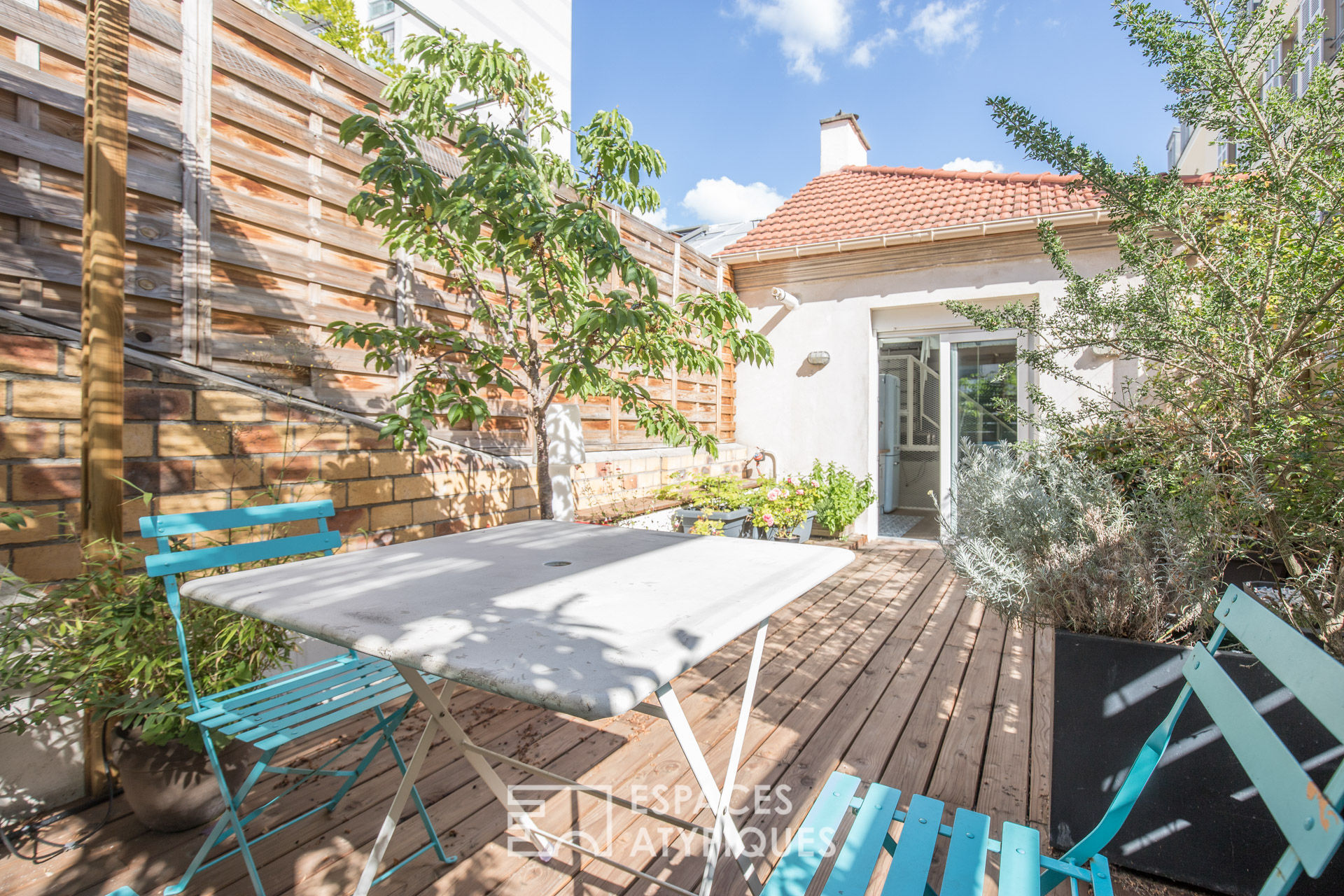  Ancienne  maison  ouvri re avec terrasse  Espaces Atypiques