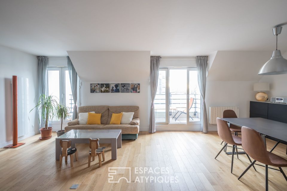 75020 PARIS - Appartement repensé par architecte - Réf. 2652EP