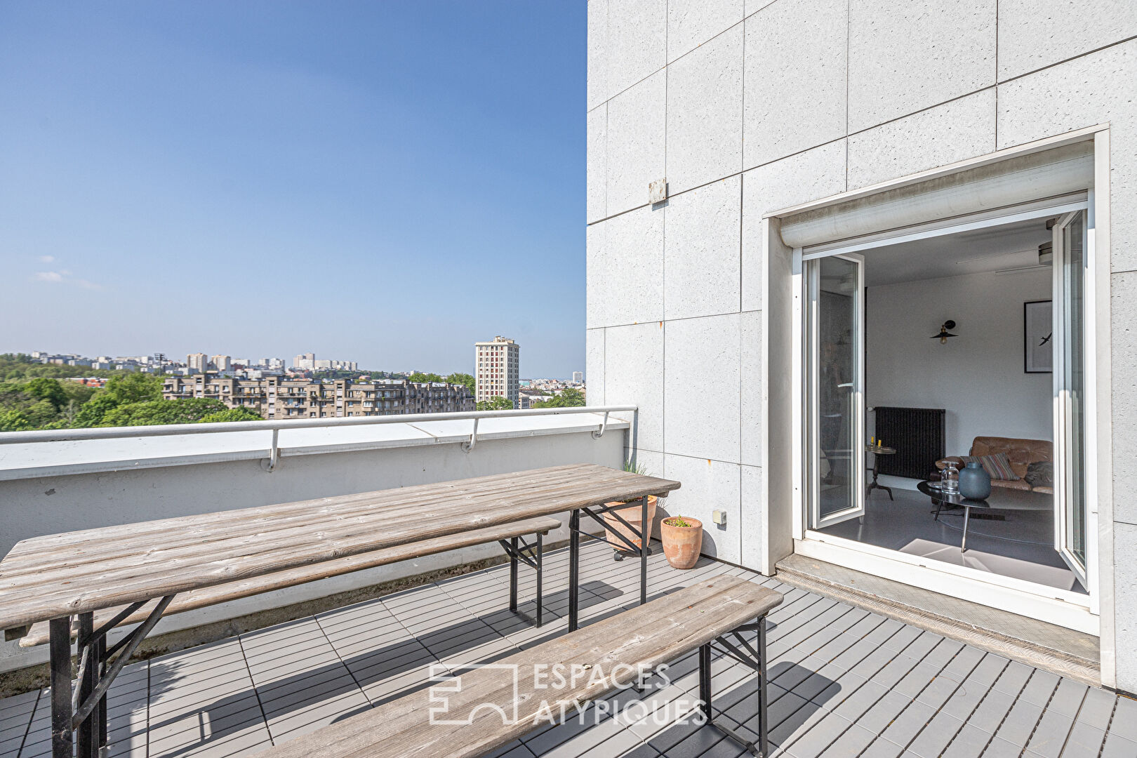 Appartement avec terrasse et vue panoramique