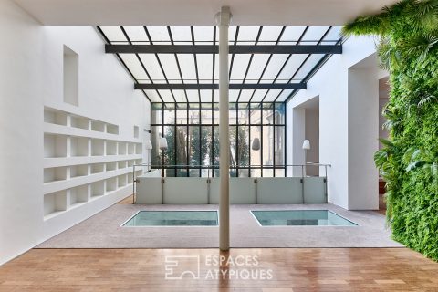 Loft avec piscine et commercialité au Marché Saint-Martin