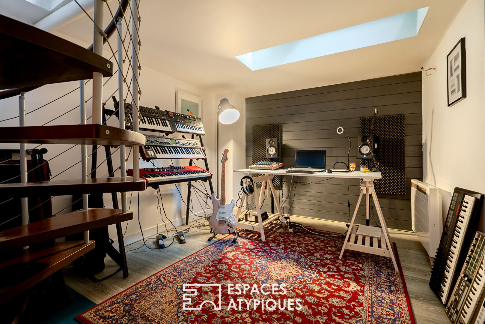 Reinvented premises with small recording studio