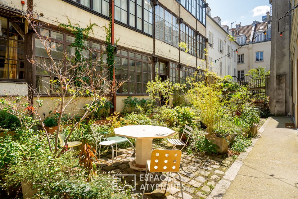 Ancien atelier avec terrasse à Bréguet Sabin