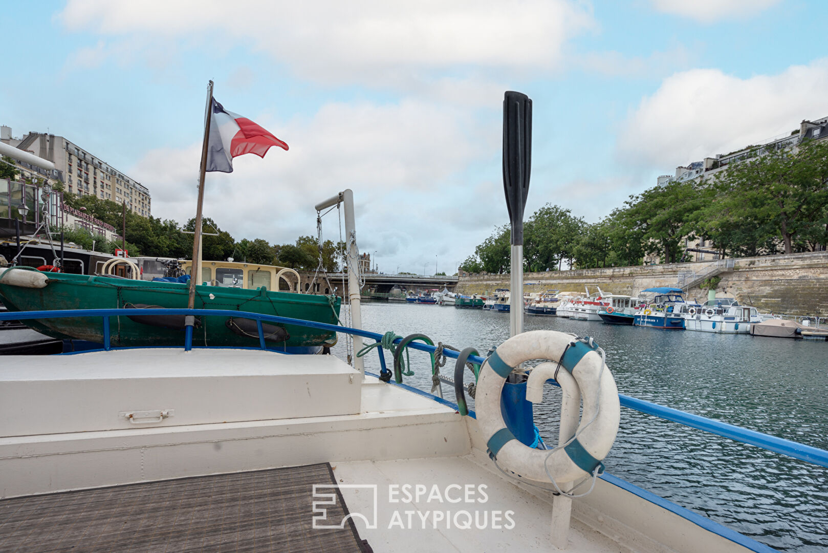 Historic Bastille boat