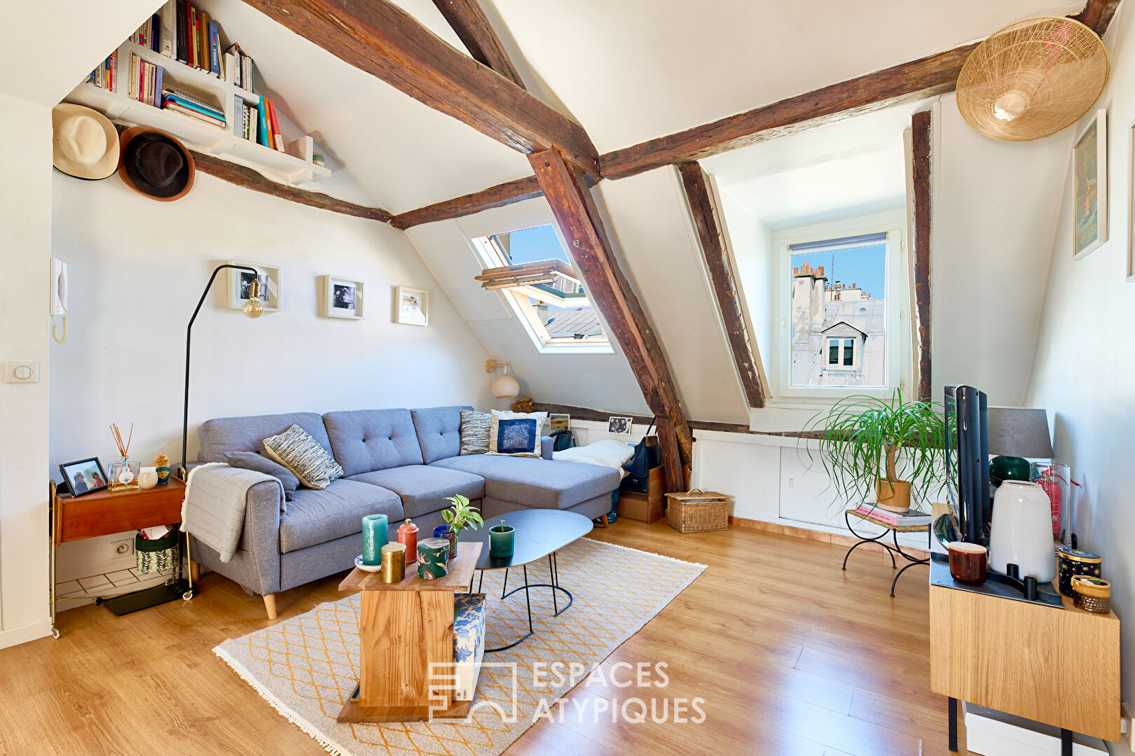 Appartements avec vue sur les toits de Paris, en plein coeur du Marais