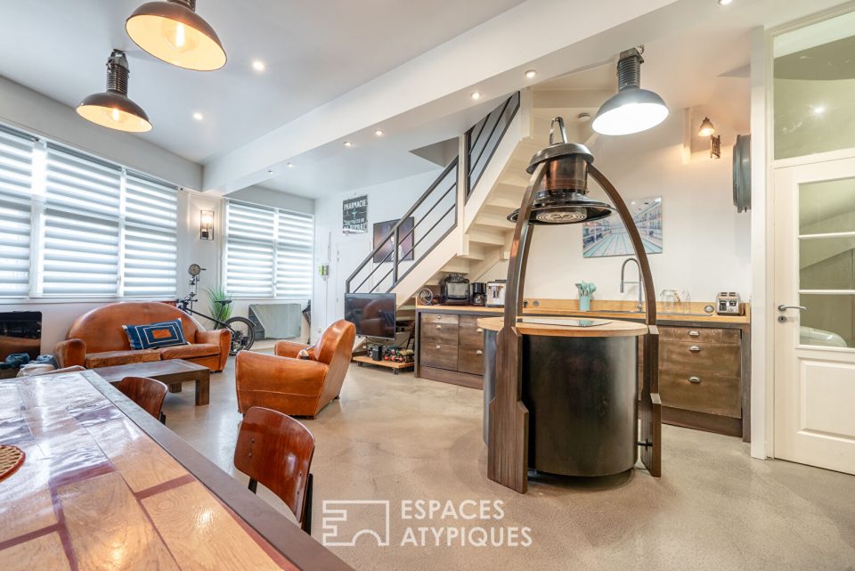 Triplex d'exception dans un ancien immeuble industriel