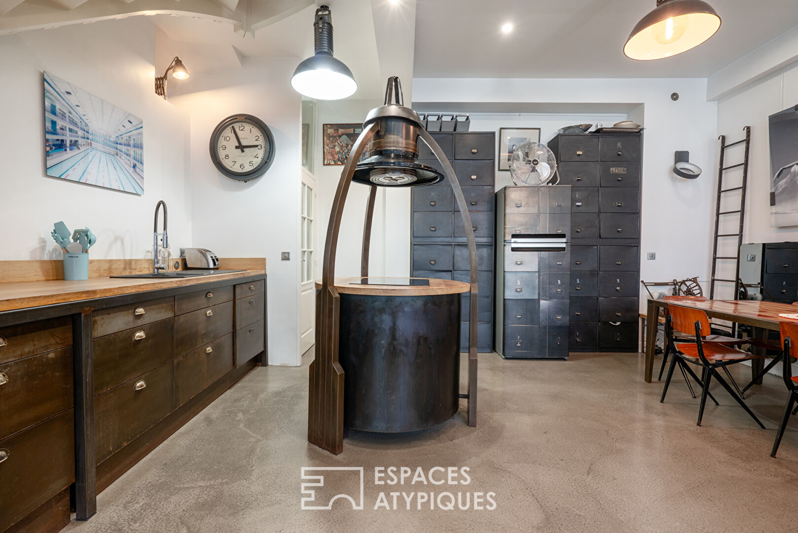 Triplex d’exception dans un ancien immeuble industriel