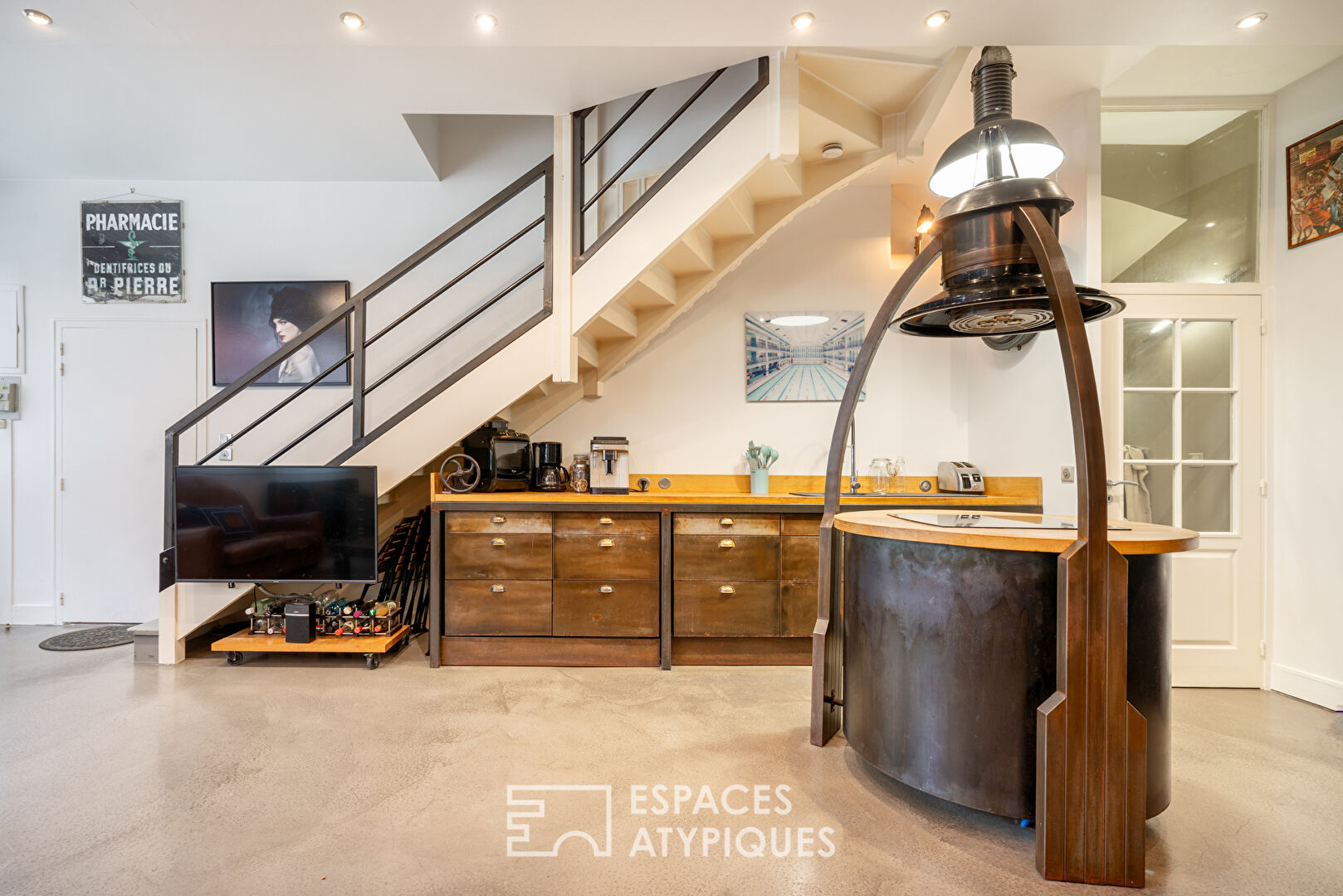 Triplex d’exception dans un ancien immeuble industriel