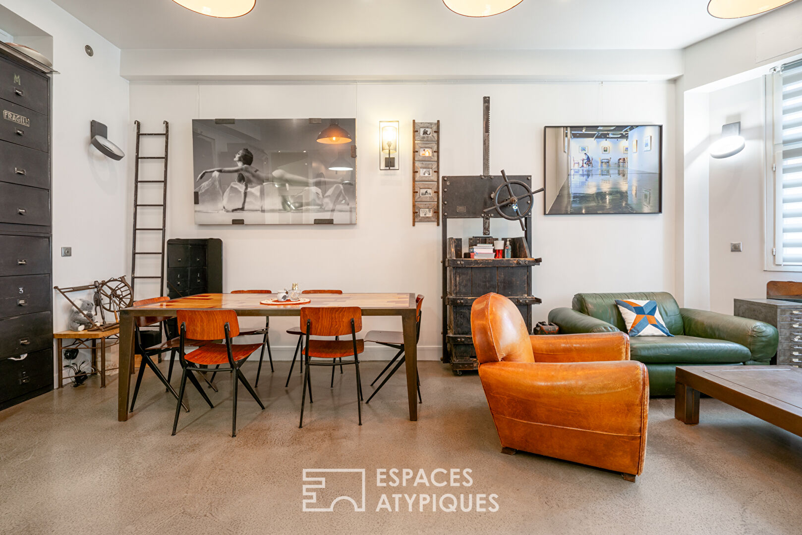 Triplex d’exception dans un ancien immeuble industriel