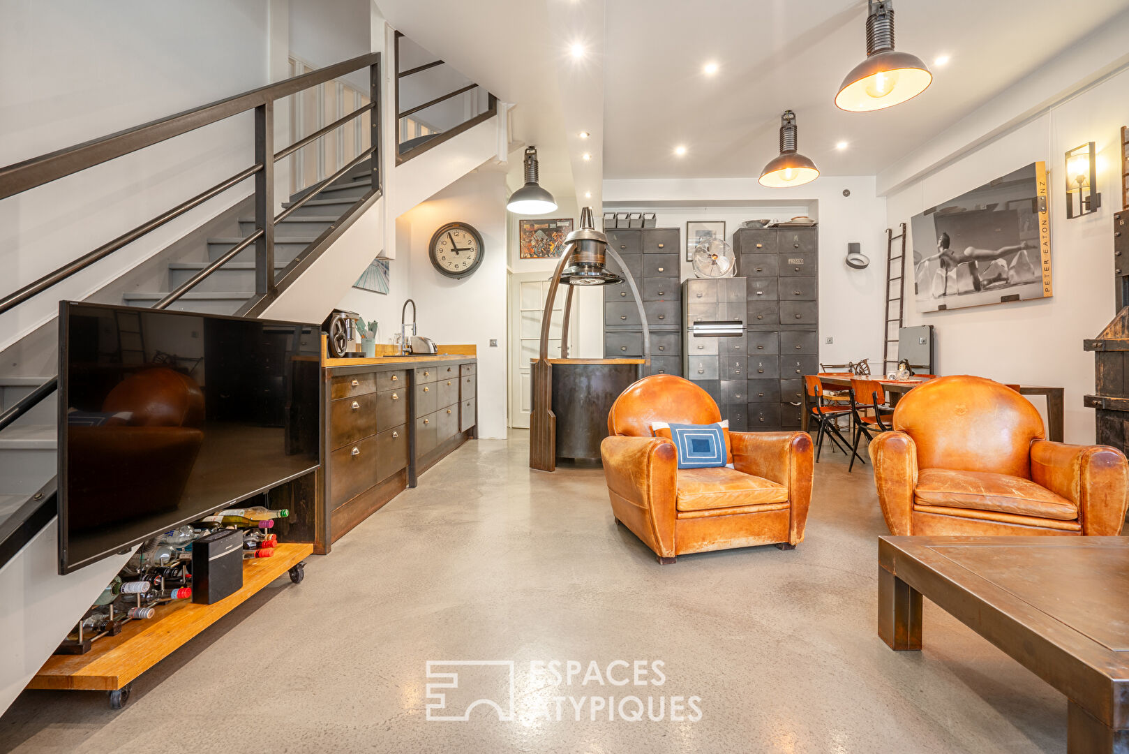 Triplex d’exception dans un ancien immeuble industriel