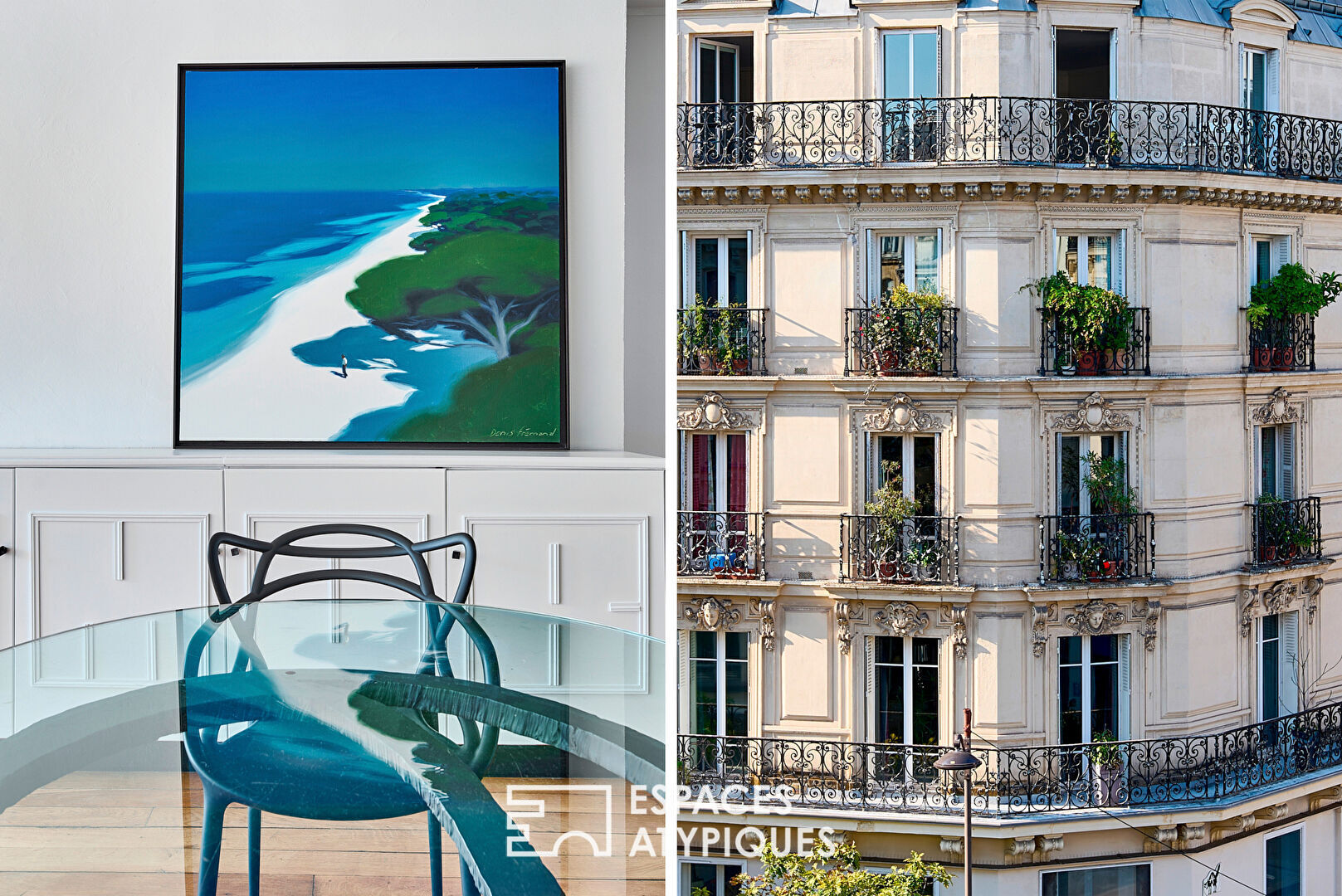 Elegant duplex in the heart of a vibrant district of the 3rd arrondissement