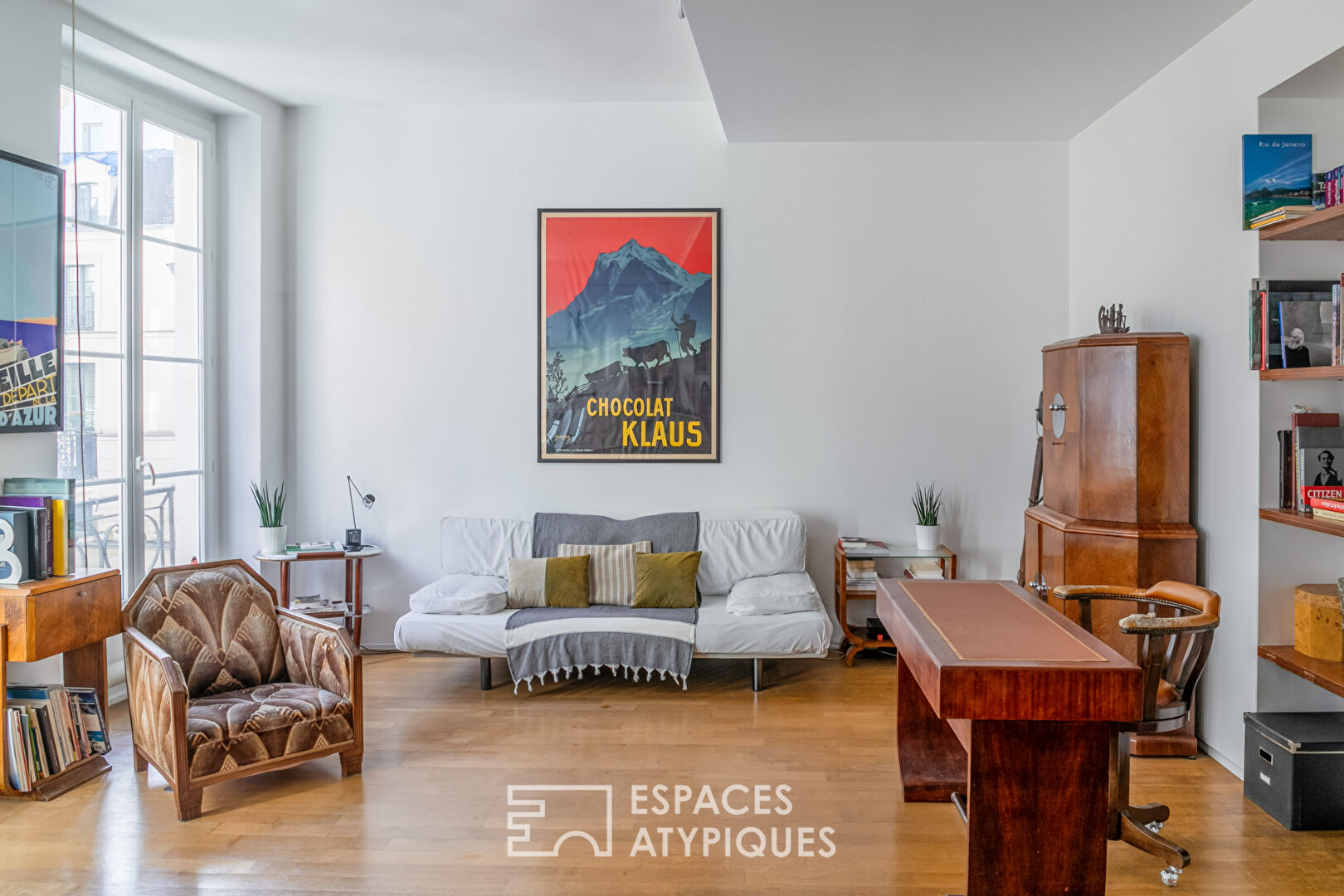 Appartement aux beaux volumes dans le Haut Marais