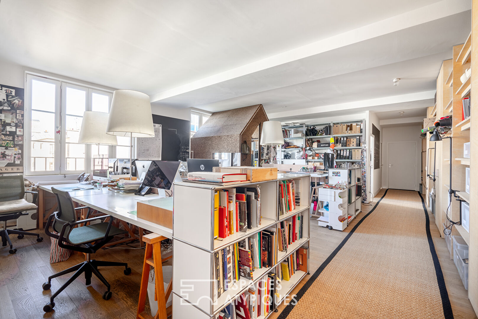 Room in a former piano factory