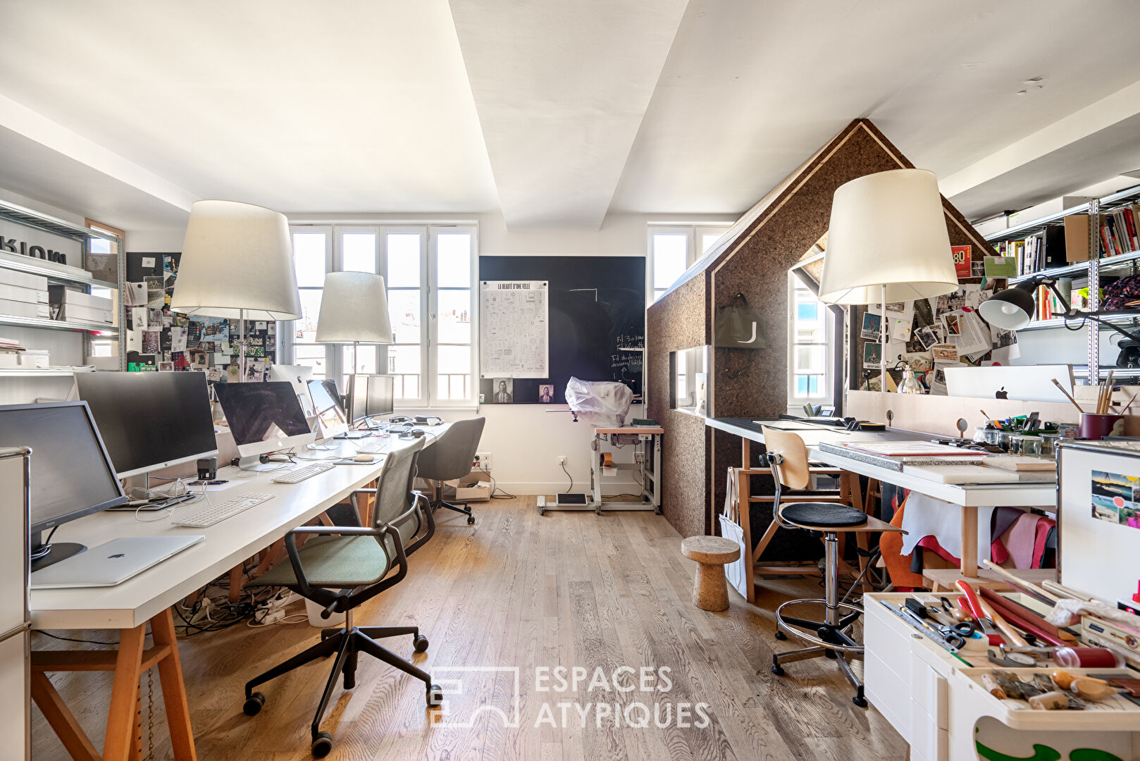 Room in a former piano factory