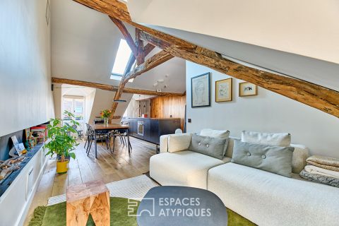 Apartment renovated with charm in the heart of Village Saint-Paul.