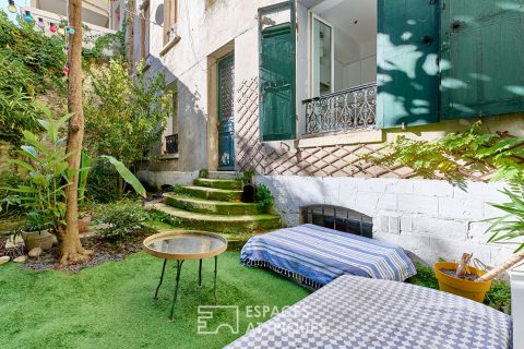 Duplex with garden in Père Lachaise