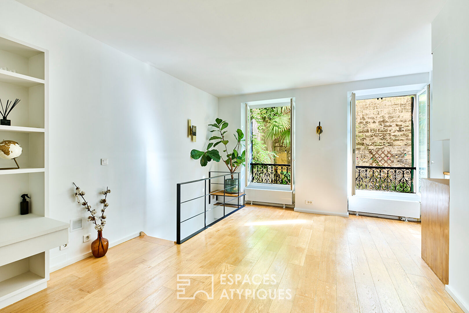 Duplex with garden in Père Lachaise