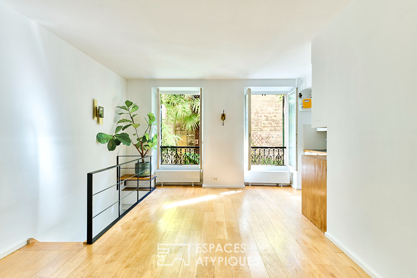 Duplex avec jardin au Père Lachaise