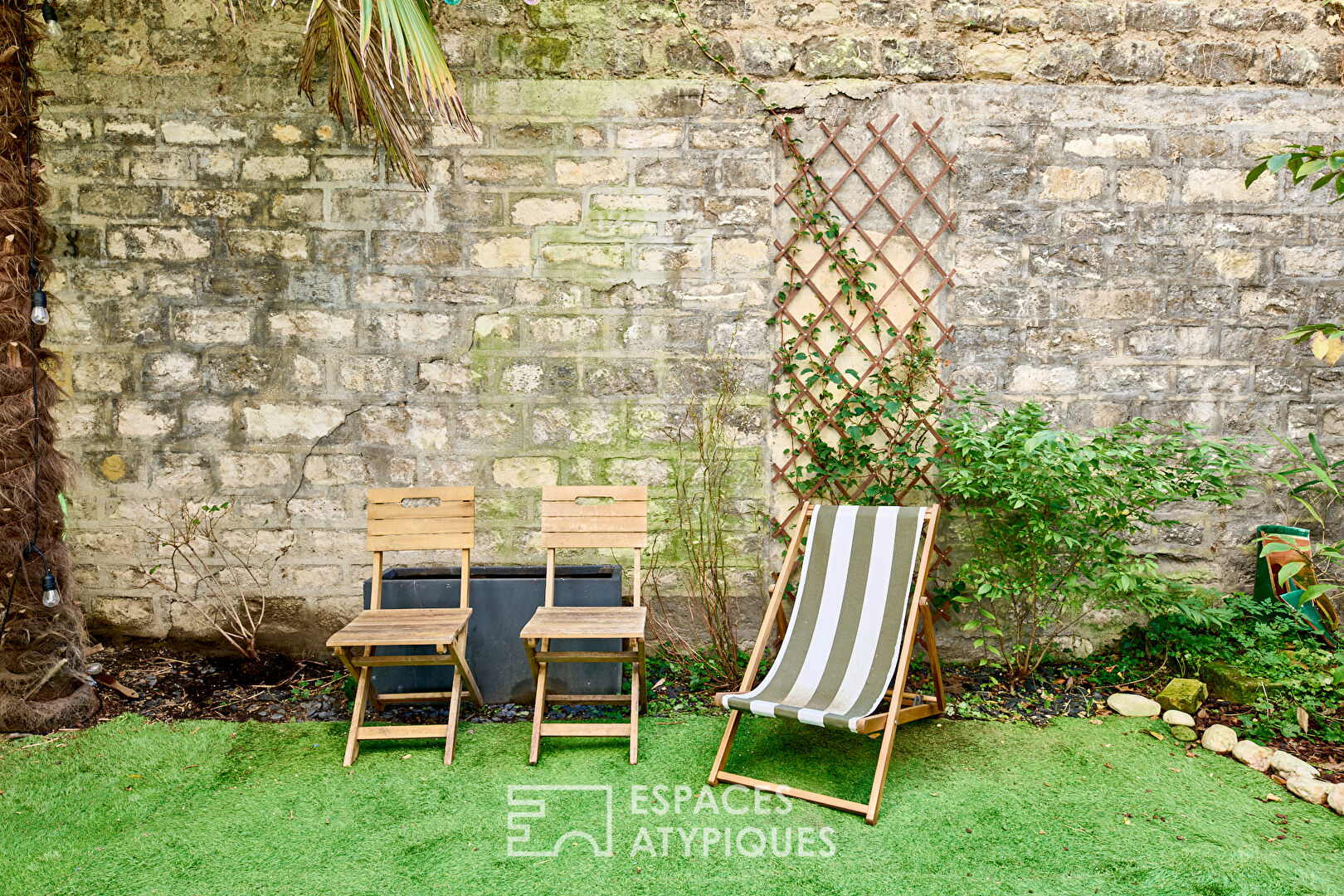 Duplex avec jardin au Père Lachaise