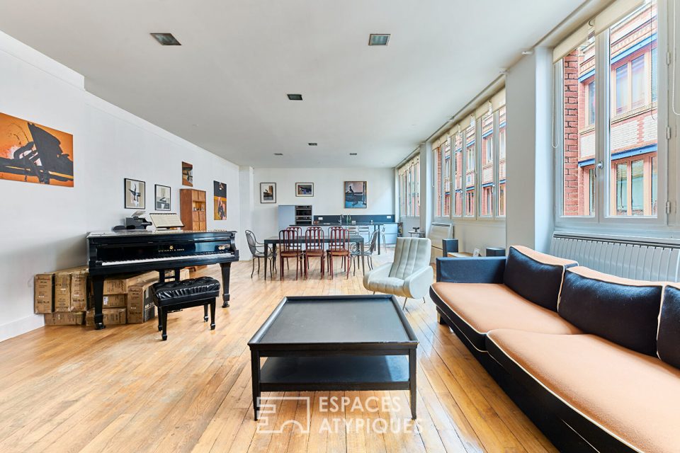 Duplex à l'esprit loft proche Voltaire