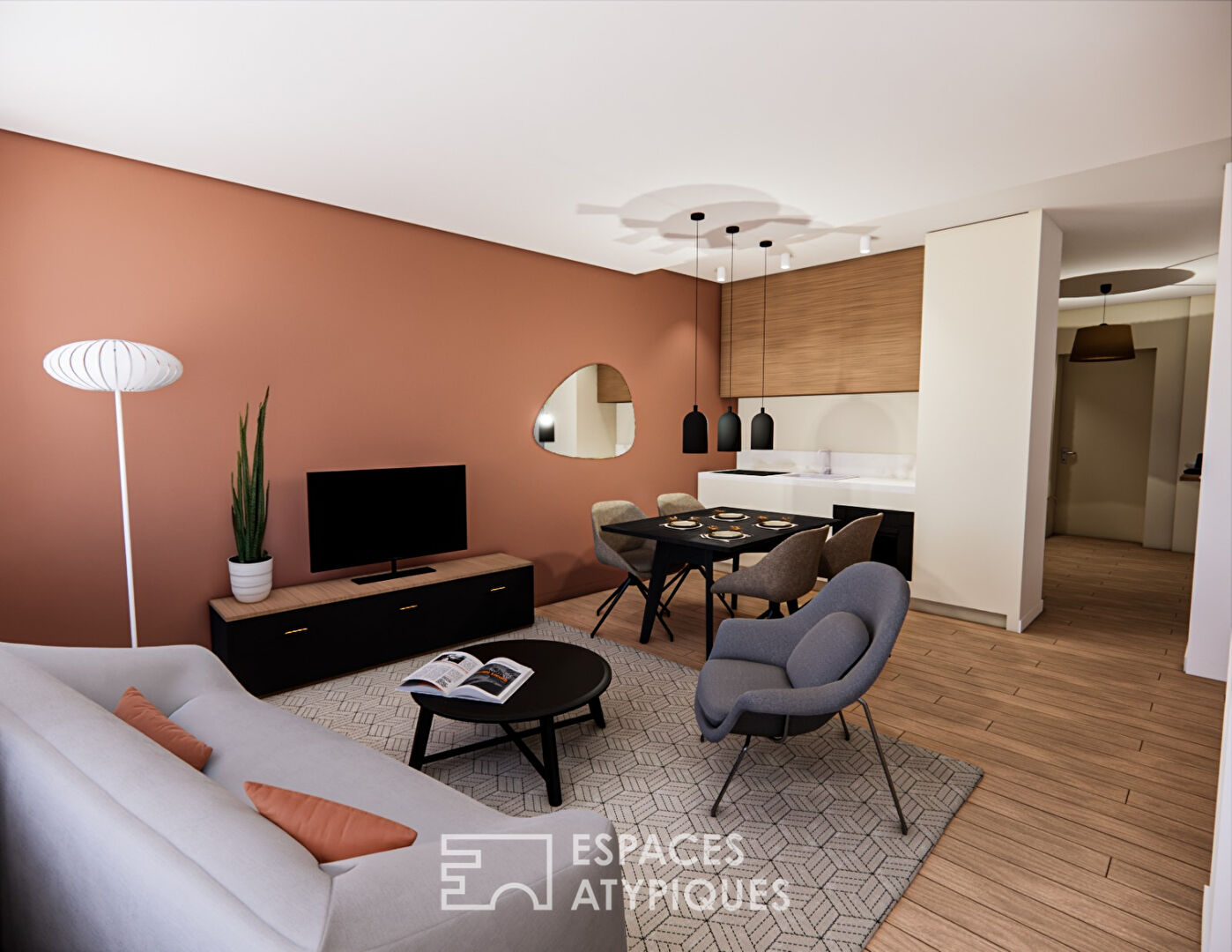 Appartement rénové en plein coeur du quartier Saint-Paul