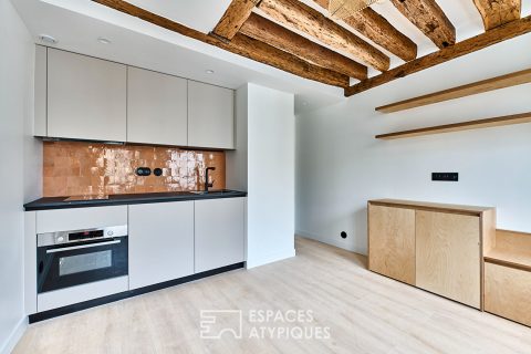 Studio rénové avec charme au coeur du Marais