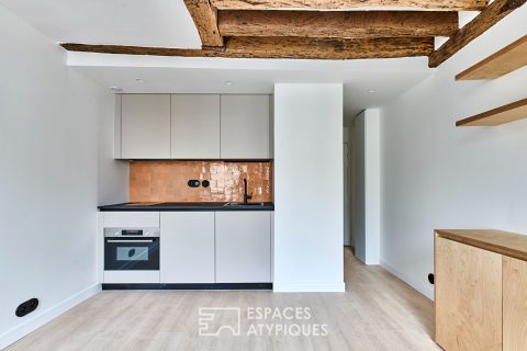 Studio rénové avec charme au coeur du Marais