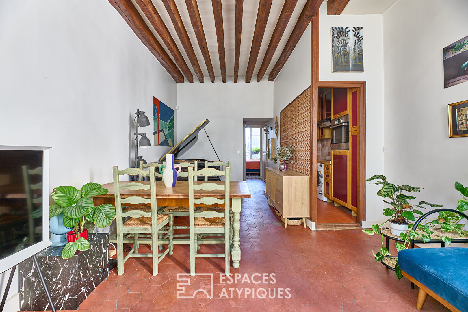 Appartement ancien aux charmes du Marais