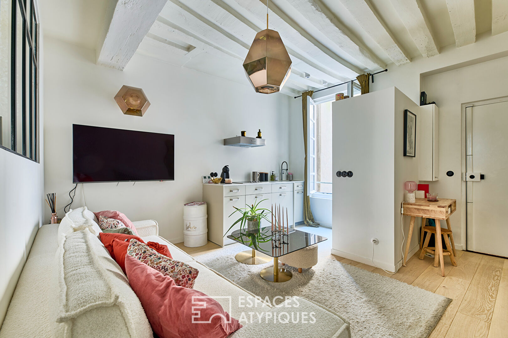 Appartement rénové par architecte avec son patio intérieur