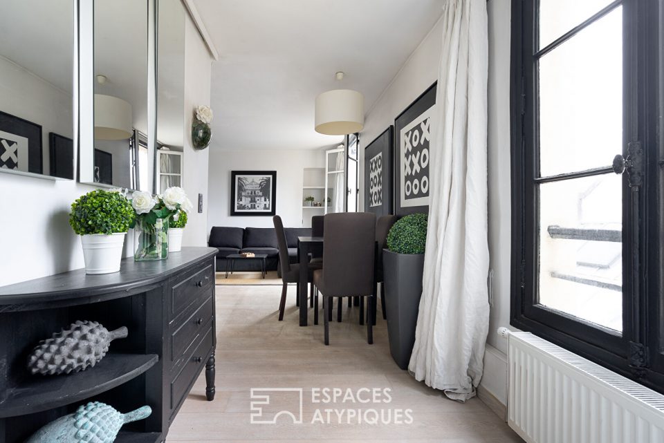 Appartement contemporain sur cour en plein coeur du Marais