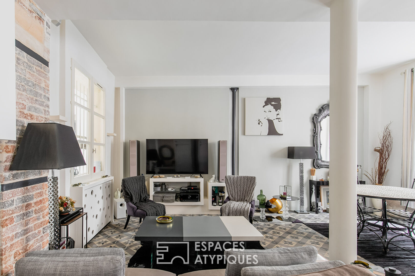 Appartement esprit loft au coeur Marais