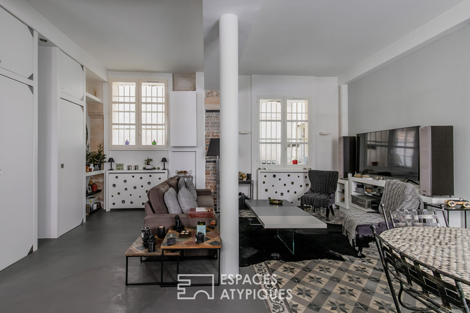 Appartement esprit loft au coeur Marais