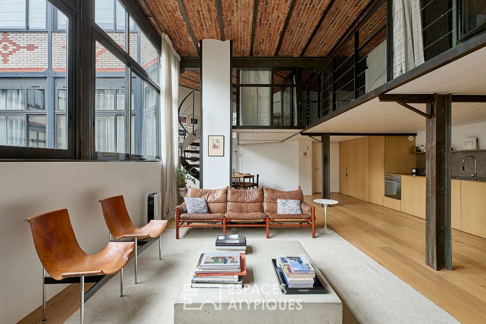 Loft d'architecte de caractère au coeur du Canal Saint-Martin