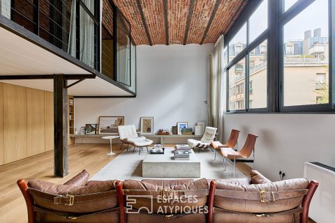 Loft d’architecte de caractère au coeur du Canal Saint-Martin