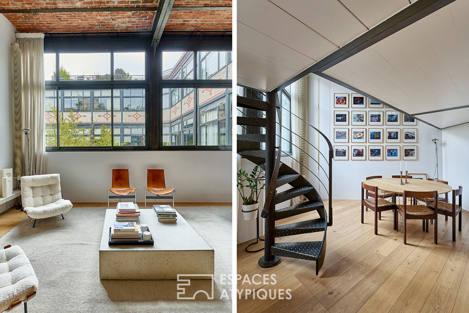 Loft d’architecte de caractère au coeur du Canal Saint-Martin