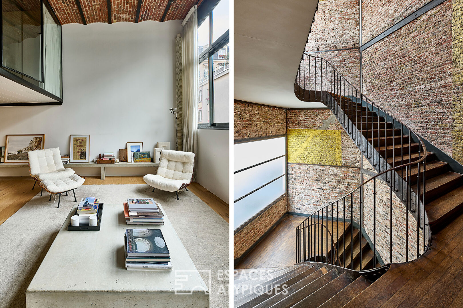 Characterful architect-designed loft in the heart of the Canal Saint-Martin