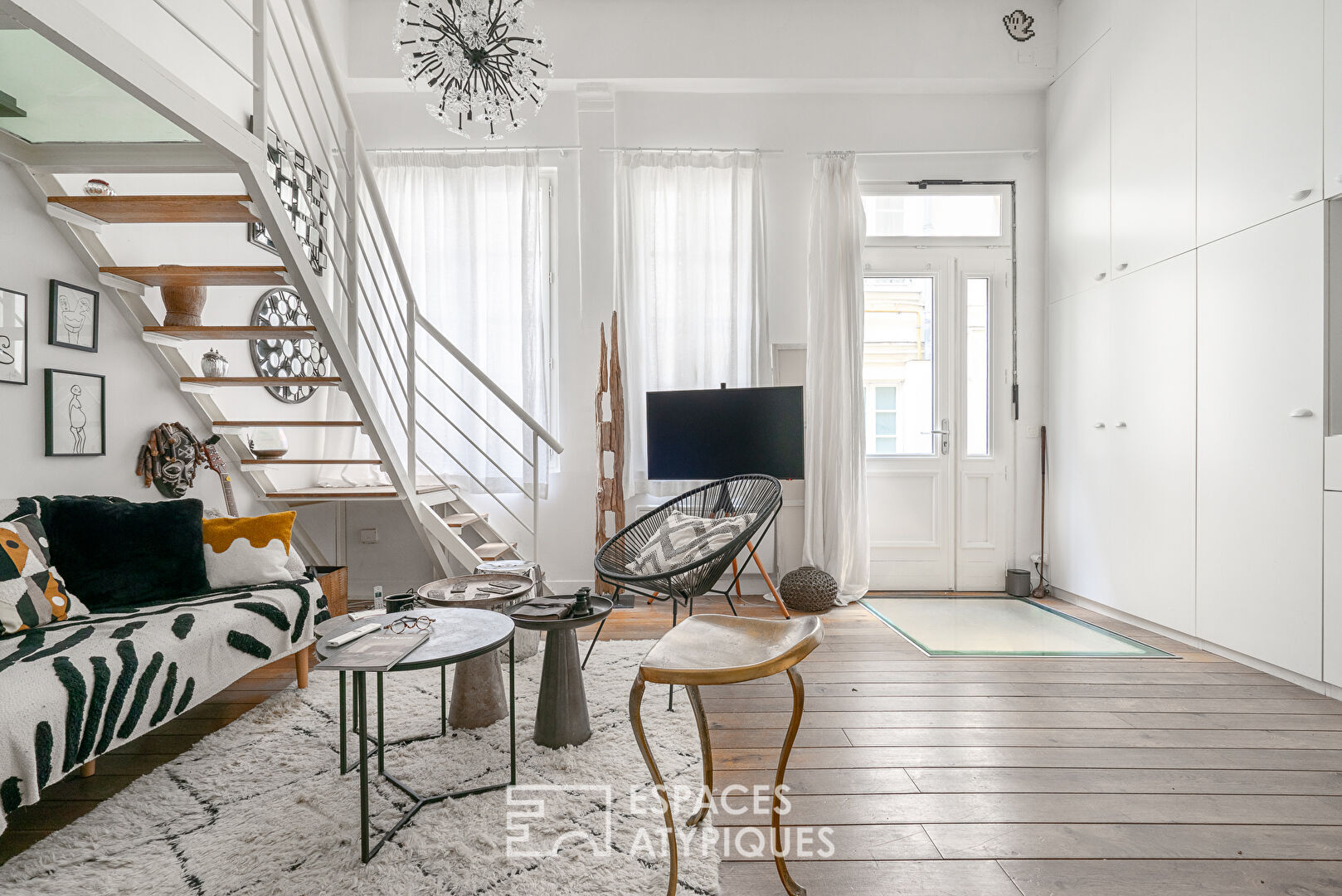 Mini loft avec terrasse sur cour