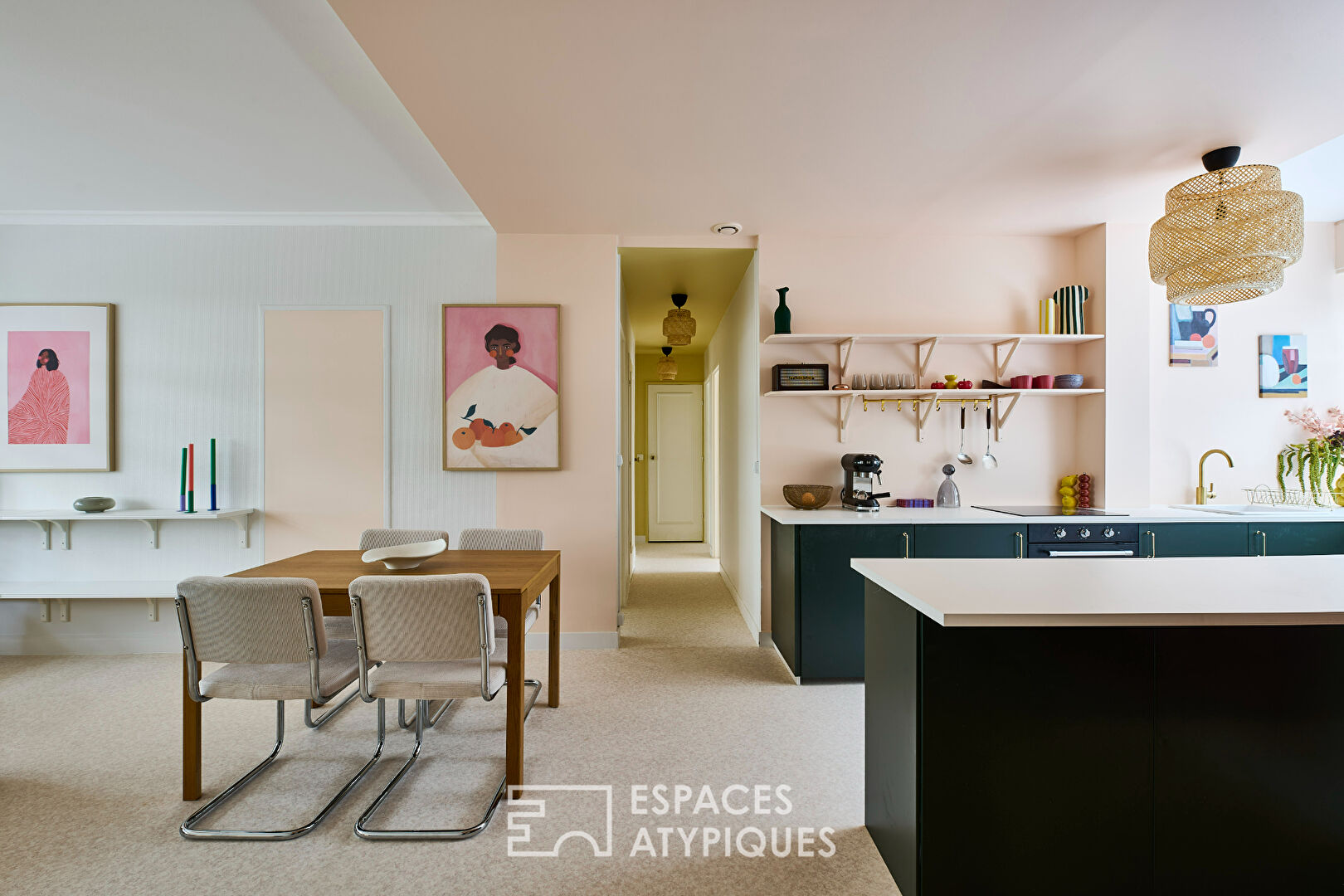 Appartement rénové en rez-de-jardin